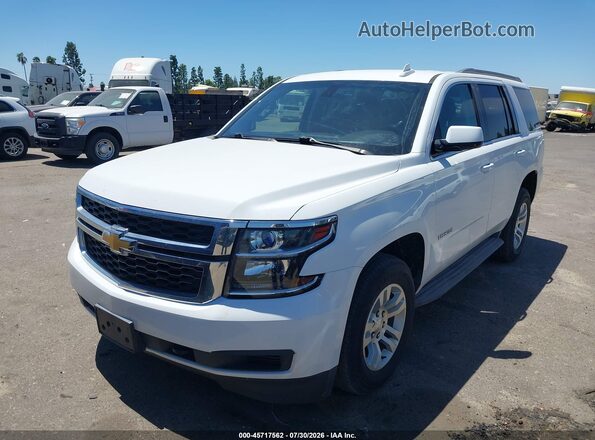 1GNSKAEC8HR296931 2017 CHEVROLET TAHOE White Front left