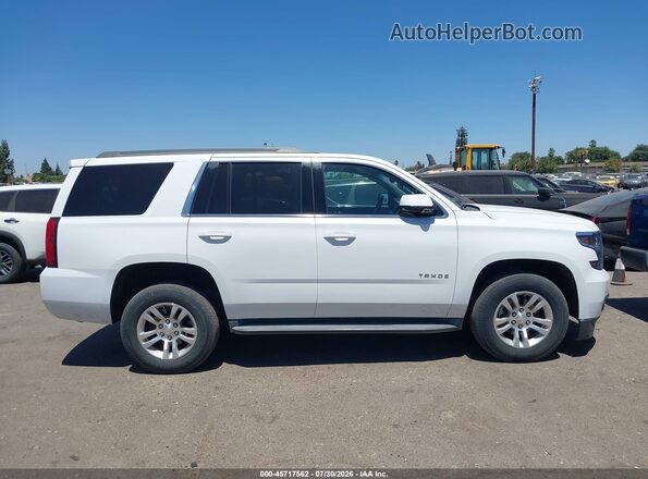 1GNSKAEC8HR296931 2017 CHEVROLET TAHOE White 