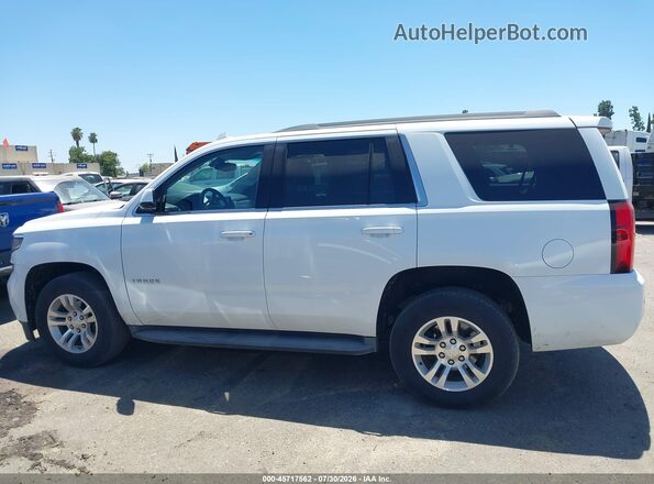 1GNSKAEC8HR296931 2017 CHEVROLET TAHOE White 