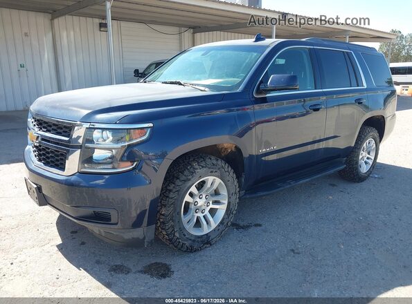 1GNSKAEC8JR110407 2018 CHEVROLET TAHOE Dark Blue Առջևի ձախ երեք քառորդ տեսարան