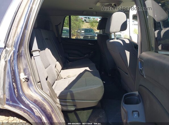 1GNSKAEC8JR110407 2018 CHEVROLET TAHOE Dark Blue VIN կոդի պիտակի տեսք