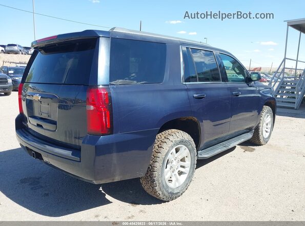 1GNSKAEC8JR110407 2018 CHEVROLET TAHOE Dark Blue Հետևի աջ