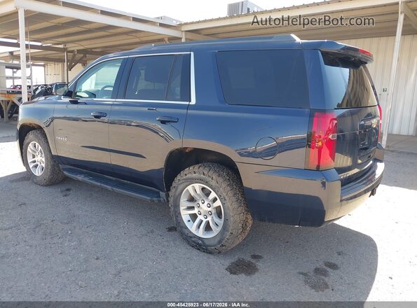 1GNSKAEC8JR110407 2018 CHEVROLET TAHOE Dark Blue Հետևի ձախ