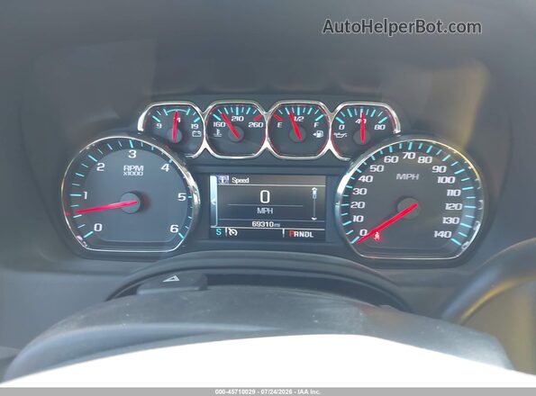1GNSKAEC8JR328508 2018 CHEVROLET TAHOE Silver Widok tylnych siedzeń