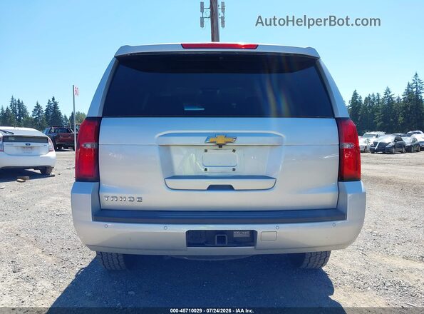 1GNSKAEC8JR328508 2018 CHEVROLET TAHOE Silver 
