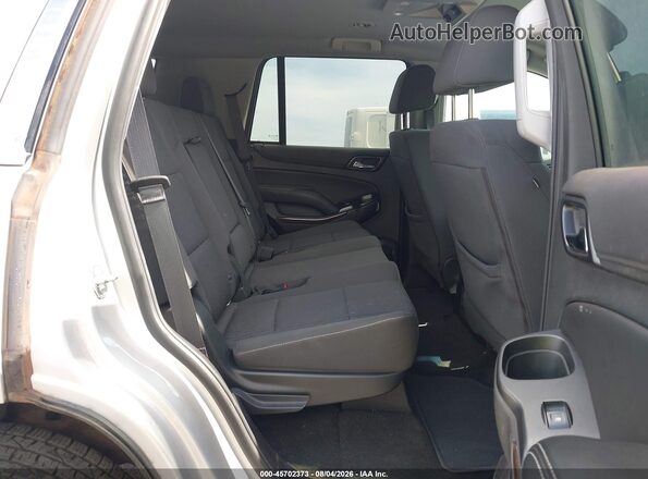 1GNSKAEC8JR363873 2018 CHEVROLET TAHOE Silver Вид наклейки з VIN-кодом
