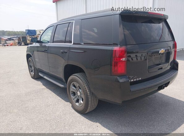 1GNSKAEC9JR363932 2018 CHEVROLET TAHOE Black Trasero izquierdo