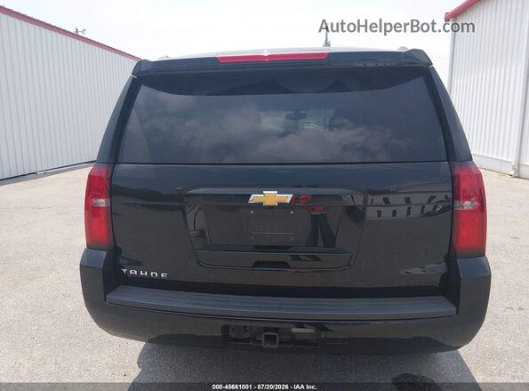 1GNSKAEC9JR363932 2018 CHEVROLET TAHOE Black 