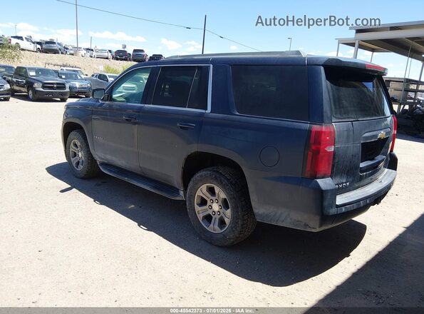 1GNSKAECXJR296953 2018 CHEVROLET TAHOE Blue Задня ліва чверть