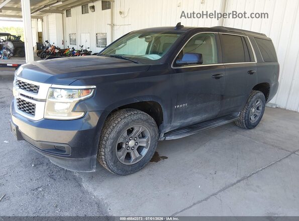 1GNSKAECXJR296953 2018 CHEVROLET TAHOE Blue Передня ліва чверть