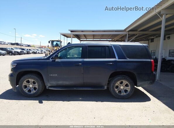 1GNSKAECXJR296953 2018 CHEVROLET TAHOE Blue Панорамний вид салону 360°