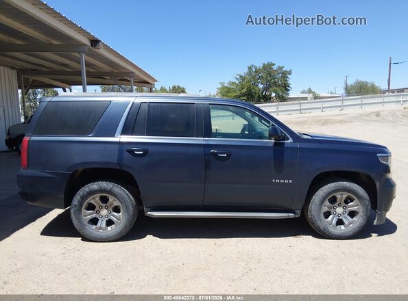 1GNSKAECXJR296953 2018 CHEVROLET TAHOE Blue Вид задньої частини салону