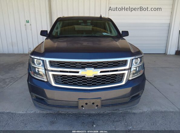 1GNSKAECXJR296953 2018 CHEVROLET TAHOE Blue Вид щитка приладів