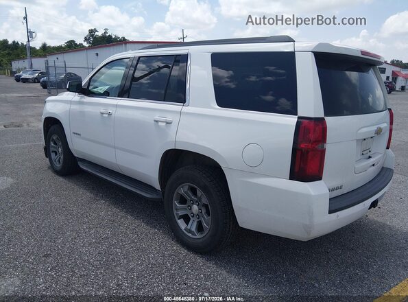1GNSKAECXLR105034 2020 CHEVROLET TAHOE Белый Задняя левая четверть