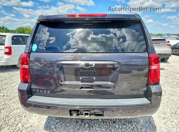 1GNSKAKC7GR464481 2016 CHEVROLET TAHOE Black Widok z tyłu
