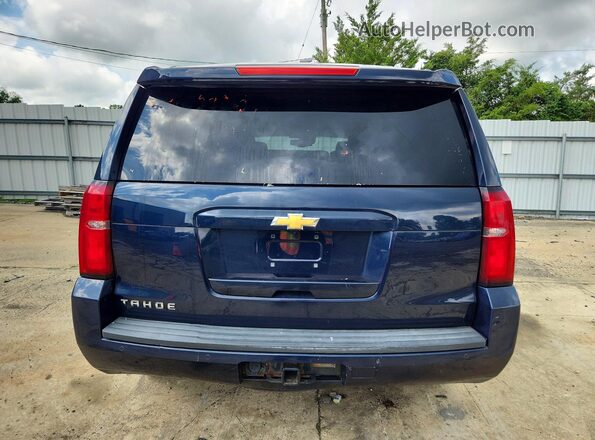 1GNSKBKC0HR188751 2017 CHEVROLET TAHOE Синий Вид сзади