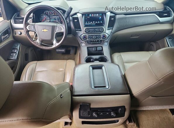 1GNSKBKC0HR188751 2017 CHEVROLET TAHOE Синий Вид панели приборов