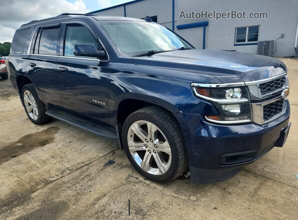 1GNSKBKC0HR188751 2017 CHEVROLET TAHOE Синий Передняя правая четверть
