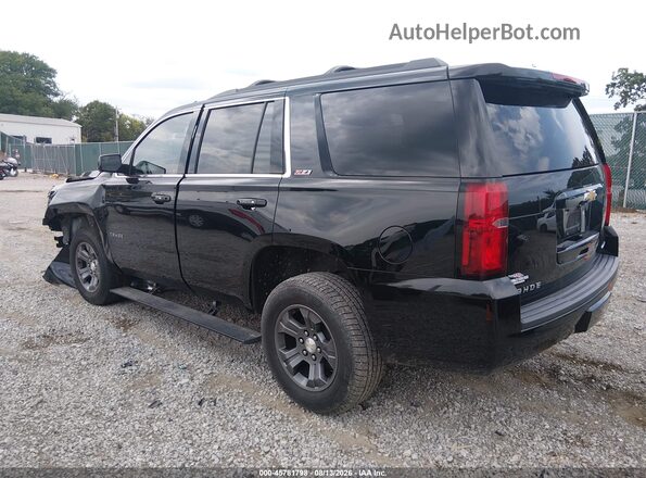 1GNSKBKC0HR401696 2017 CHEVROLET TAHOE Черный Задняя левая четверть