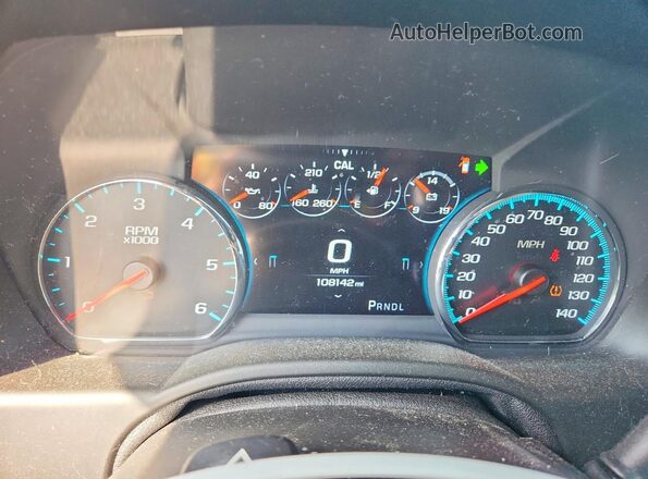 1GNSKBKC0HR407966 2017 CHEVROLET TAHOE Black Vista del cuadro de instrumentos