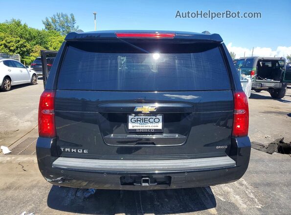 1GNSKBKC0LR111239 2020 CHEVROLET TAHOE Black Հետևի տեսք