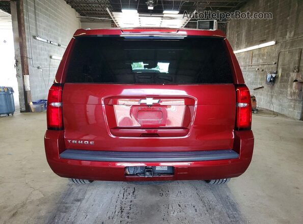 1GNSKBKC0LR186782 2020 CHEVROLET TAHOE Burgundy უკანა ხედი