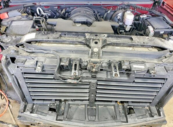 1GNSKBKC0LR186782 2020 CHEVROLET TAHOE Burgundy ძრავის განყოფილების ხედი