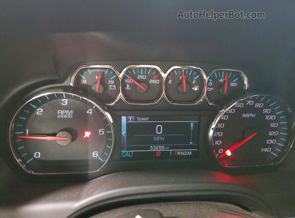 1GNSKBKC1GR168376 2016 CHEVROLET TAHOE Black ხელსაწყოთა პანელის ხედი