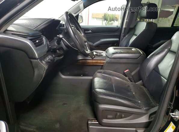 1GNSKBKC1GR168376 2016 CHEVROLET TAHOE Black წინა სალონის ხედი