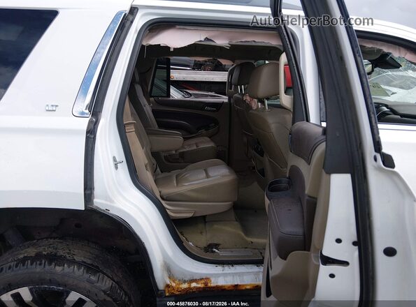 1GNSKBKC1GR395602 2016 CHEVROLET TAHOE White Widok naklejki z numerem VIN