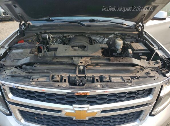 1GNSKBKC1HR202124 2017 CHEVROLET TAHOE Silver Vista del compartimento del motor