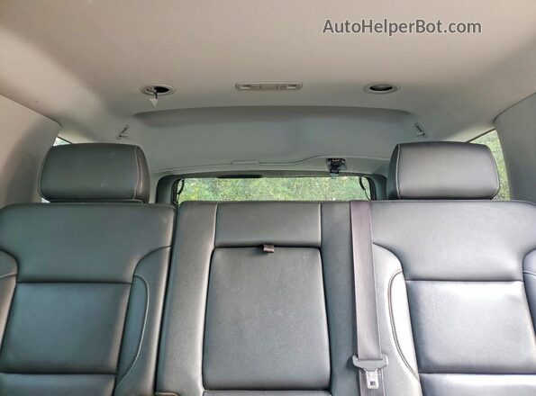 1GNSKBKC1HR202124 2017 CHEVROLET TAHOE Silver Vista de los asientos traseros