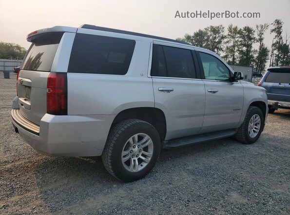 1GNSKBKC1HR202124 2017 CHEVROLET TAHOE Silver Trasero derecho