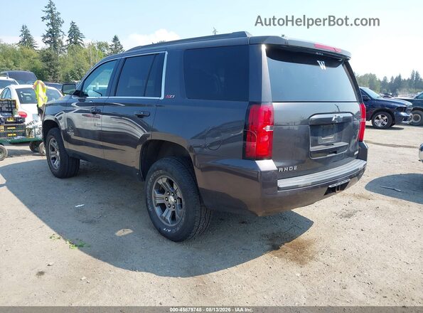 1GNSKBKC2GR169360 2016 CHEVROLET TAHOE Gray Tył lewy