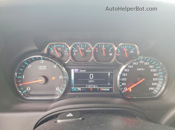 1GNSKBKC2GR288994 2016 CHEVROLET TAHOE Silver Vista del cuadro de instrumentos