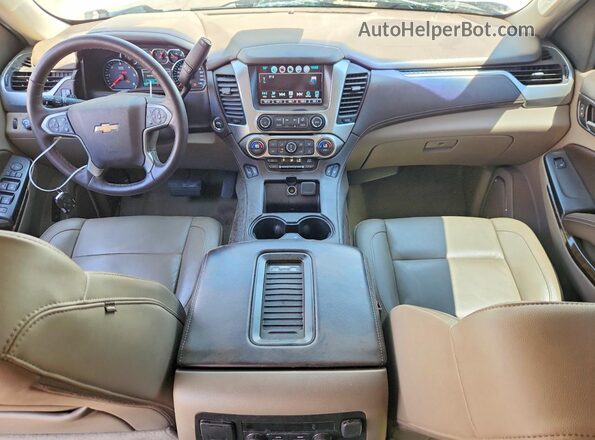 1GNSKBKC3GR316186 2016 CHEVROLET TAHOE White Առջևի վահանակի տեսք