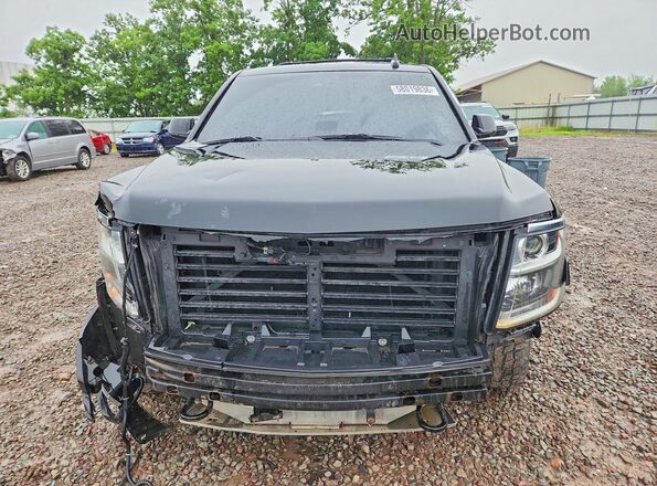1GNSKBKC3JR250424 2018 CHEVROLET TAHOE Black Widok z przodu