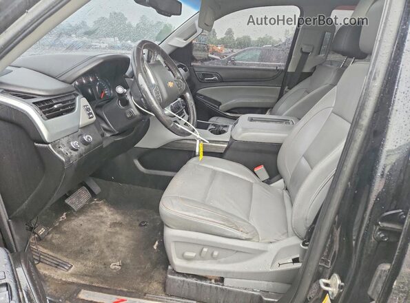 1GNSKBKC3JR250424 2018 CHEVROLET TAHOE Black Widok wnętrza z przodu