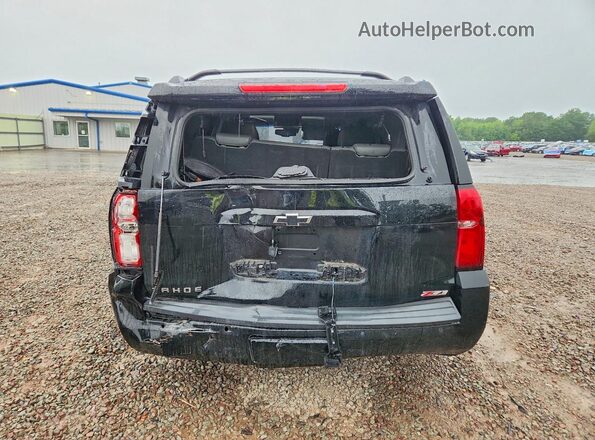 1GNSKBKC3JR250424 2018 CHEVROLET TAHOE Black Widok z tyłu