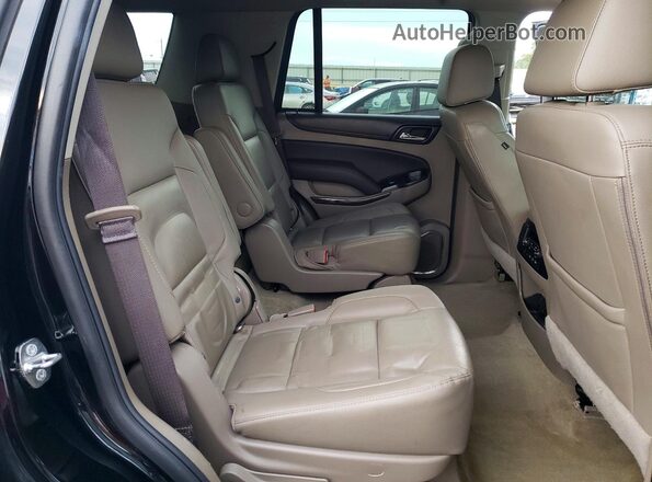 1GNSKBKC3JR345582 2018 CHEVROLET TAHOE Black Vista interior trasera