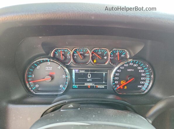 1GNSKBKC4GR232992 2016 CHEVROLET TAHOE Silver Vista del cuadro de instrumentos