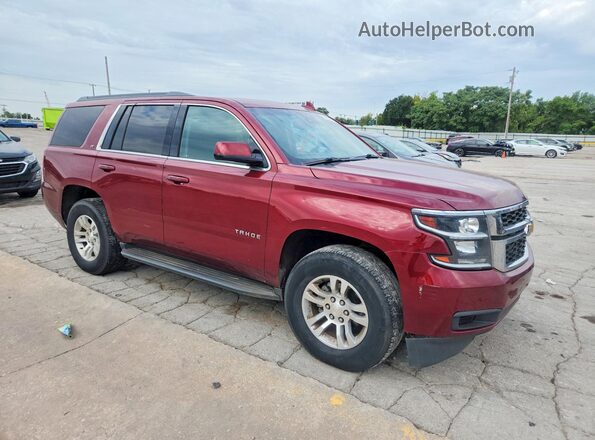 1GNSKBKC5HR254517 2017 CHEVROLET TAHOE Burgundy Передня права чверть