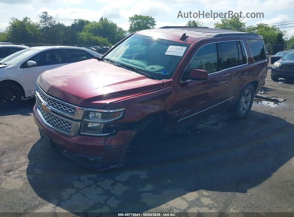 1GNSKBKC5HR356030 2017 CHEVROLET TAHOE Red Vista tres cuartos delantera izquierda