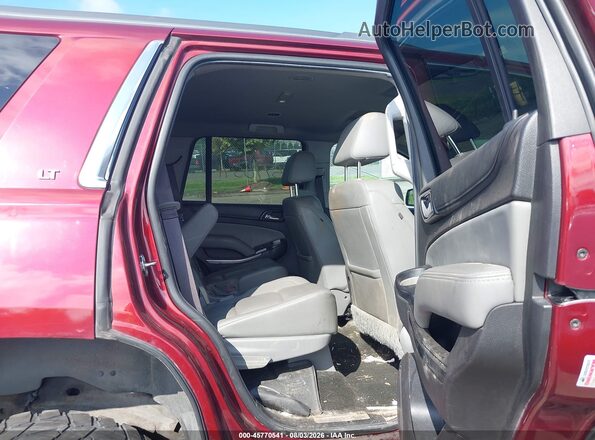 1GNSKBKC5HR356030 2017 CHEVROLET TAHOE Red Vista de la etiqueta del VIN