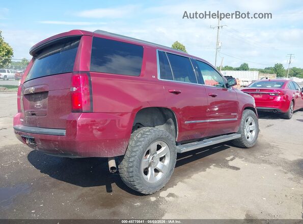 1GNSKBKC5HR356030 2017 CHEVROLET TAHOE Red Trasero derecho