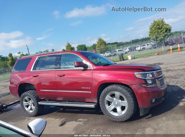1GNSKBKC5HR356030 2017 CHEVROLET TAHOE Red Vista interior de 360 grados