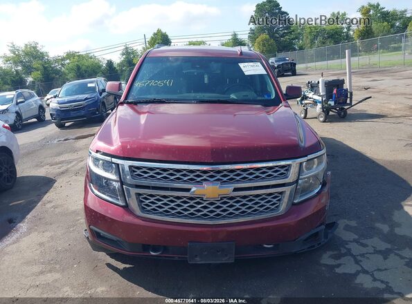 1GNSKBKC5HR356030 2017 CHEVROLET TAHOE Red Vista interior trasera