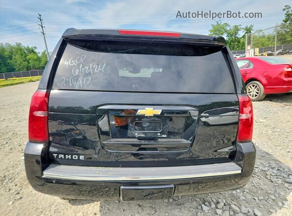 1GNSKBKC5JR244690 2018 CHEVROLET TAHOE Black Հետևի տեսք