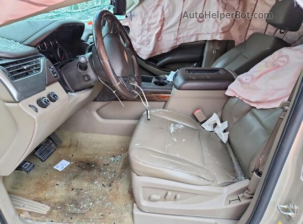 1GNSKBKC6GR179440 2016 CHEVROLET TAHOE Gold წინა სალონის ხედი