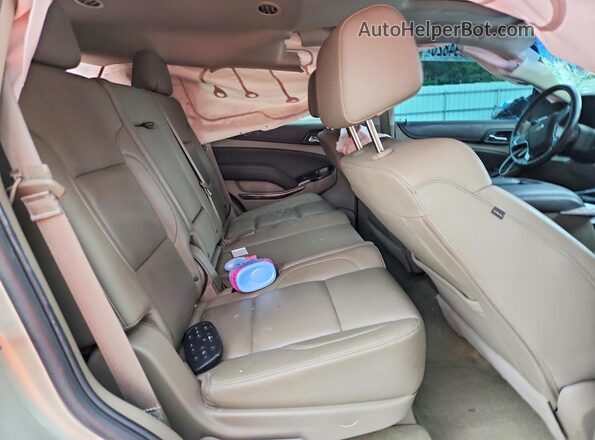 1GNSKBKC6GR179440 2016 CHEVROLET TAHOE Gold უკანა სალონის ხედი